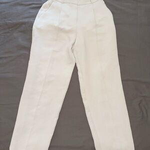 Wilfred Cream High-Waist Tapered Trousers